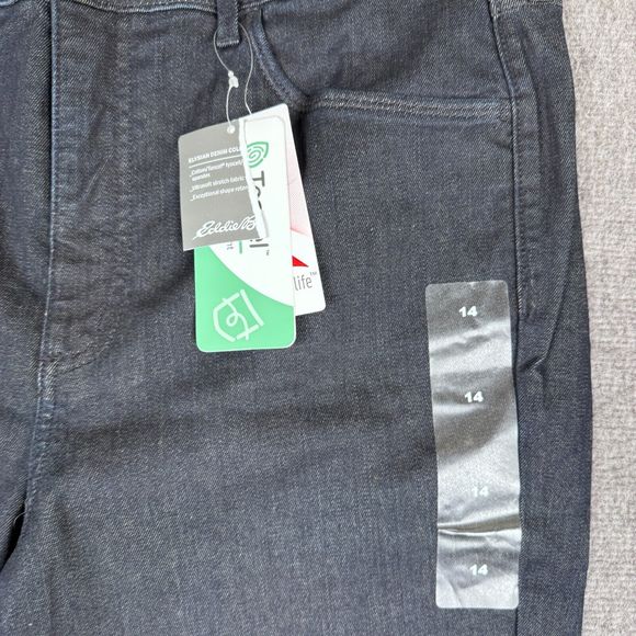 Womans Eddie Bauer Voyager‎ High Rise Skinny Jeans Women's 14 Slightly Curvy NWT - Picture 2 of 9